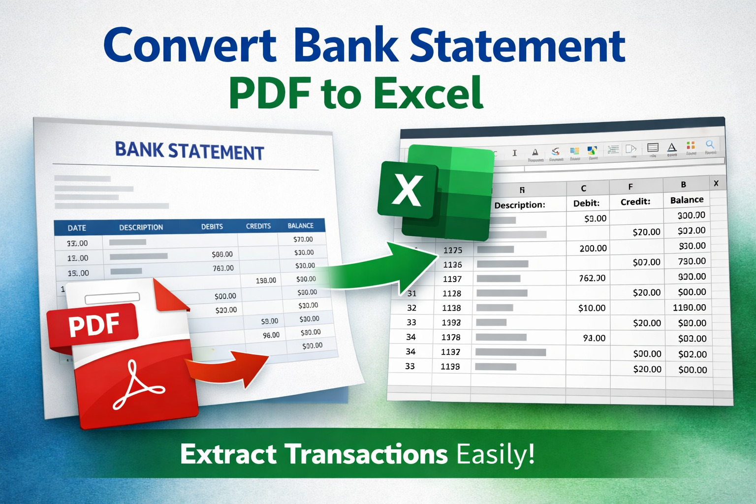 How to Convert Bank Statement PDF to Excel (Step-by-Step Guide)